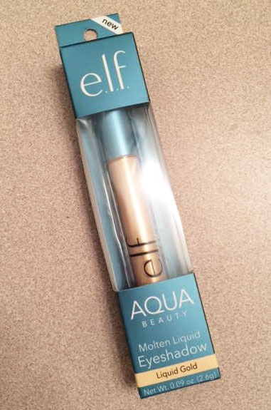 New e.l.f. Aqua Beauty Molten Liquid Eyeshadow Review