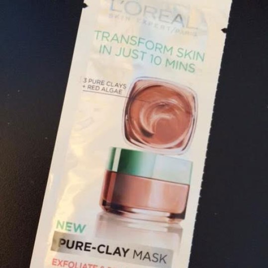 L'Oreal PURE-CLAY MASK Exfoliate & Refining Treatment Mask Review